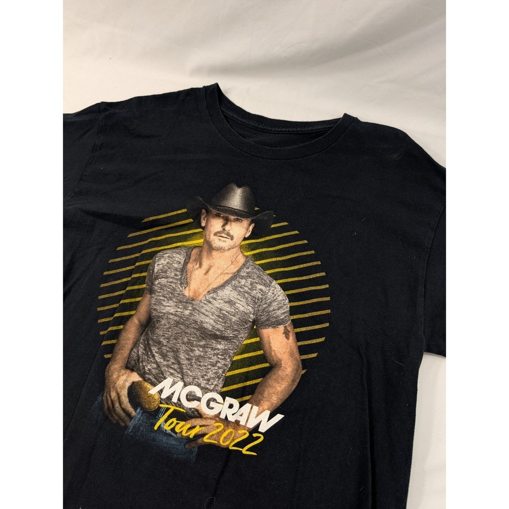 TIM McGRAW 2022 TOUR T - Shirt Adult Large Cotton Country Music